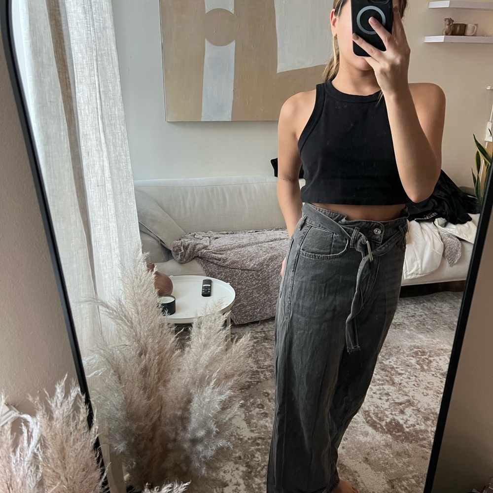 Zara wide leg jeans